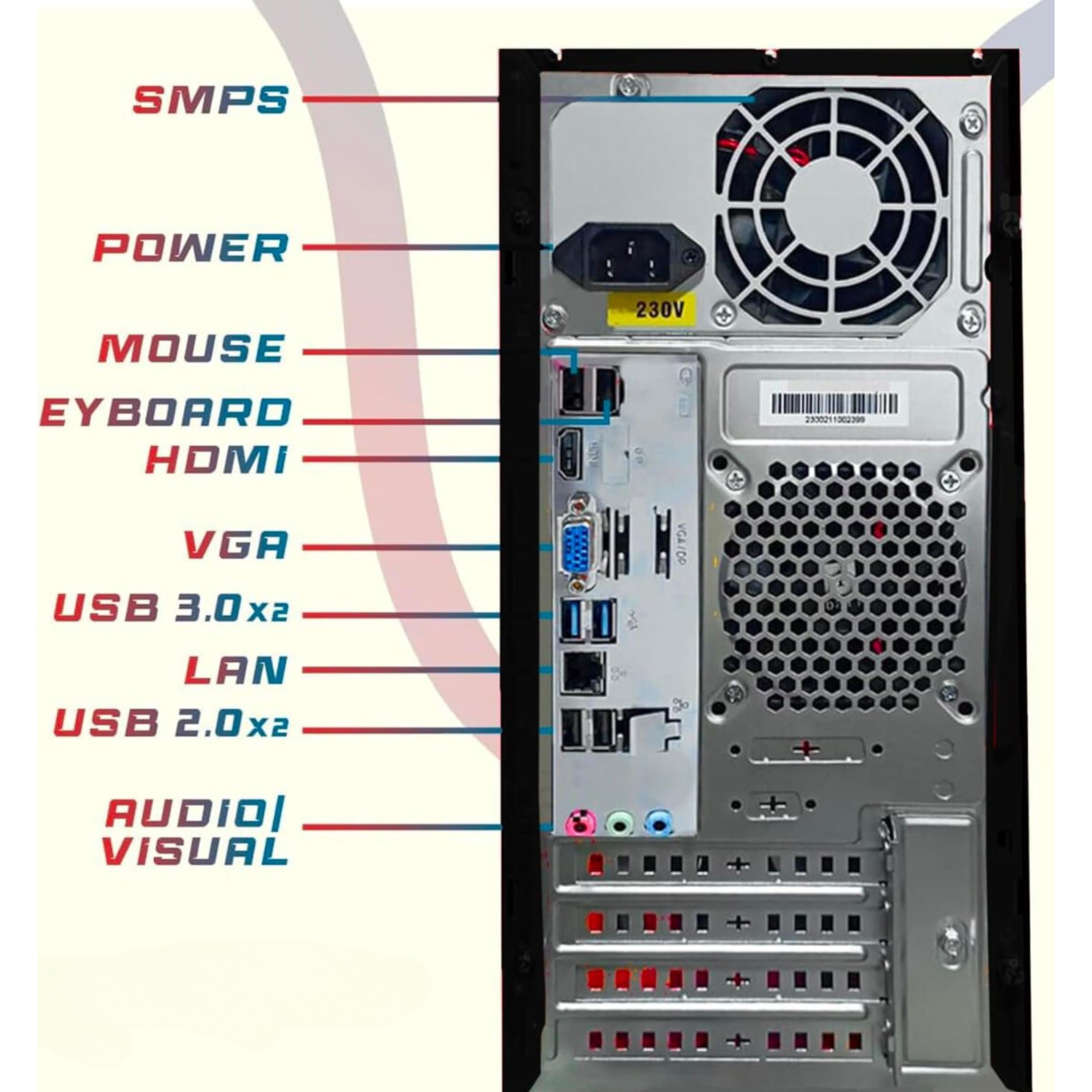 TECNICO Diamond Desktop Computer, Core i7-3770 3.4 GHz, 16GB